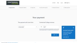 
                            11. Centennial College receives - Flywire - International payments ...