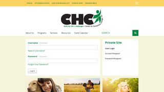 
                            2. Center For Humanistic Change : Private Site : User Login