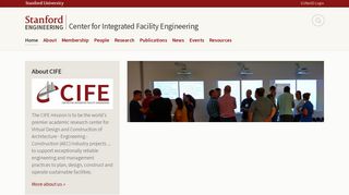 
                            5. Center for Integrated Facility Engineering (CIFE) - Stanford University