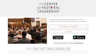 
                            10. Center for Pastoral Leadership | Nazarene Theological Seminary