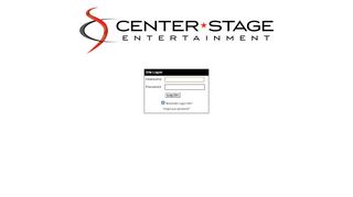 
                            6. Center Stage Entertainment - Logon