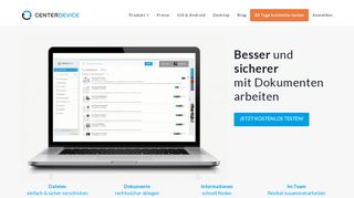 
                            3. CenterDevice – Online Collaboration und Dokumentenmanagement