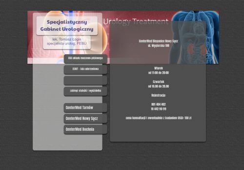 
                            6. CenterMed Nowy Sącz - Specjalistyczny Gabinet Urologiczny Tomasz ...