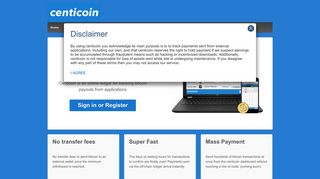 
                            1. CENTICOIN – Bitcoin Wallet And Mass Payment