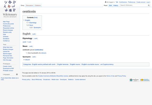 
                            8. centicoin - Wiktionary