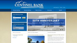 
                            12. Centinel Bank of Taos