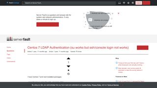 
                            8. Centos 7 LDAP Authentication (su works but ssh/console login not ...