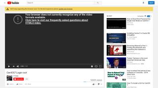 
                            6. CentOS7 Login root - YouTube