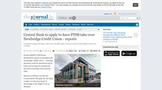 
                            7. Central Bank to apply to have PTSB take over Newbridge Credit Union ...