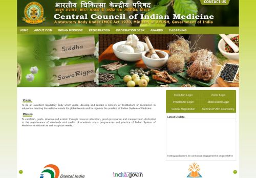 
                            6. Central Council of Indian Medicine:: Ministry of Ayush, Govt. of India