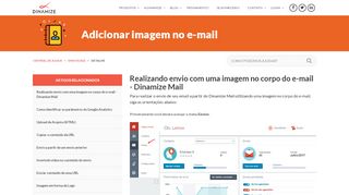 
                            8. Central de ajuda - Dinamize - Realizando envio com uma Imagem no ...