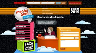 
                            2. Central de atendimento - Mande Bem no Enem