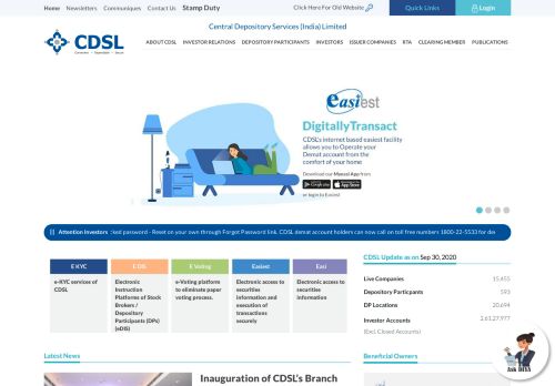 
                            3. Central Depository Services (India) Limited -MN