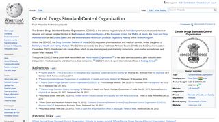 
                            9. Central Drugs Standard Control Organization - Wikipedia