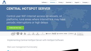 
                            7. Central HotSpot Server I Create and manage user accounts remotely