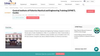 
                            9. Central Institute of Fisheries Nautical and Engineering ... - CollegeDekho