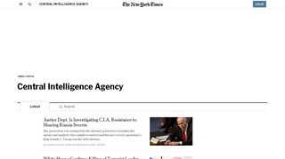 
                            12. Central Intelligence Agency - The New York Times