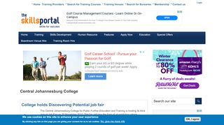 
                            4. Central Johannesburg College | Skills Portal