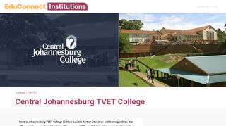 
                            5. Central Johannesburg TVET College | EduConnect