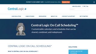 
                            10. Central Logic On Call Scheduling™ - Central Logic