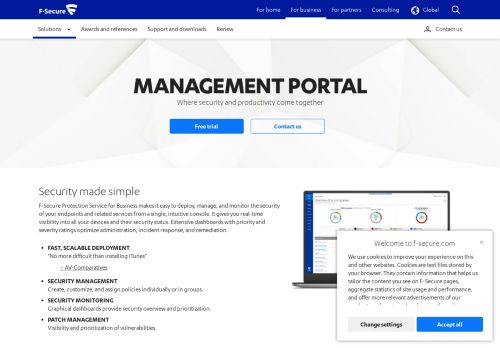 
                            5. Central Management Portal | Security Management with ... - F-Secure