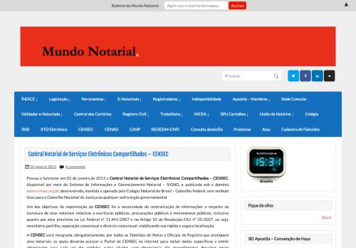 
                            9. Central Notarial de Serviços Eletrônicos Compartilhados (censec