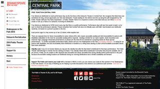 
                            12. CENTRAL PARK - Public Theater