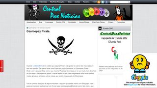
                            9. Central Pax Notícias: Cosmopax Pirata.