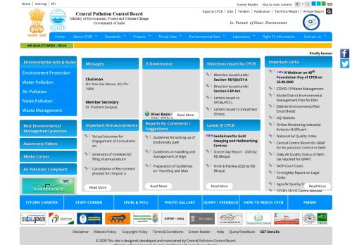 
                            13. Central Pollution Control Board | Ministry of Environment, Forest and ...