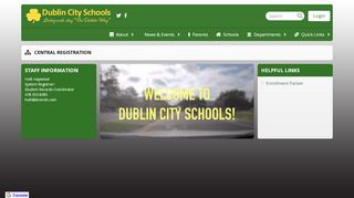 
                            6. CENTRAL REGISTRATION - Dublin City Schools