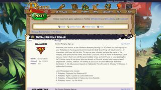 
                            4. Central Roleplay Sign-up | Pirate101 Free Online Game