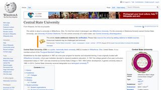 
                            9. Central State University - Wikipedia
