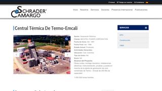 
                            10. Central Térmica De Termo-Emcali | Schrader Camargo