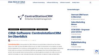 
                            7. CentralstationCRM im Test - CRM-Tech.World