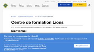 
                            8. Centre de formation Lions | Lions Clubs International