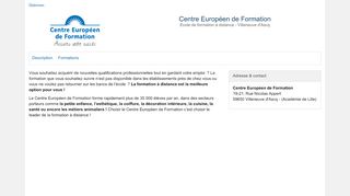 
                            5. Centre Européen de Formation : Avis, Formations et Informations !