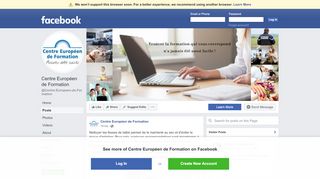 
                            4. Centre Européen de Formation - Posts | Facebook