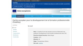 
                            8. Centre européen pour le développement de la formation ... - europa.eu