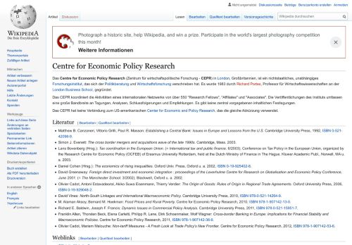 
                            4. Centre for Economic Policy Research – Wikipedia