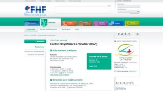 
                            2. Centre Hospitalier Le Vinatier (Bron) – Fédération Hospitalière de ...
