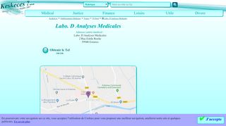 
                            4. centre-medical : Labo. D Analyses Medicales - Estaires - 59940