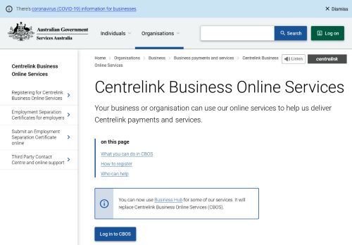 
                            9. Centrelink Business Online Services - Australian Government ...