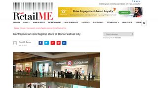 
                            13. Centrepoint unveils flagship store at Doha Festival City - Future of ...