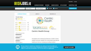 
                            3. Centric Health Group Jobs and Reviews on Irishjobs.ie