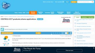 
                            10. CENTRICA 2017 graduate scheme applications - The Student Room