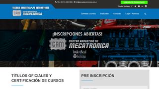 
                            5. Centro Argentino de Mecatrónica – Escuela Argentina de Automotores