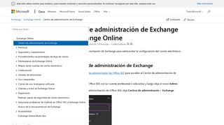 
                            5. Centro de administración de Exchange en Exchange Online ...