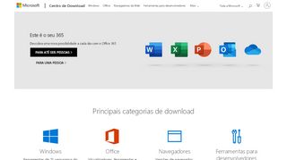 
                            1. Centro de Download da Microsoft: Windows, Office, Xbox e muito mais