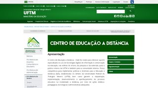 
                            11. Centro de Educação a Distância - UFTM