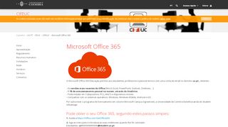 
                            13. Centro de Informática da FEUC - Microsoft Office 365